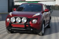 Nissan Juke 2010-2019 Frontbügel WT018 Schwarz (Edelstahl) Foto 4