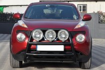 Nissan Juke 2010-2019 Frontbügel WT018 Schwarz (Edelstahl) Foto 1