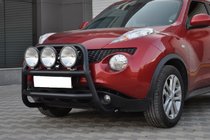 Nissan Juke 2010-2019 Frontbügel WT018 Schwarz (Edelstahl) Foto 2