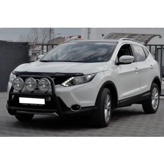 Frontbügel WT018 Schwarz (Edelstahl) Nissan Qashqai 2014-2021 Foto 1