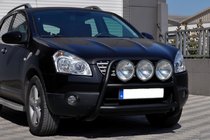 Nissan Qashqai 2010-2014 Frontbügel WT018 Schwarz (Edelstahl) Foto 3