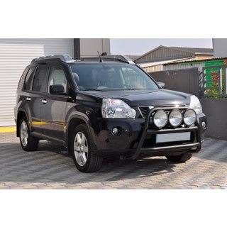 Frontschutzbügel WT018 Schwarz (Edelstahl) Nissan X-trail T31 2007-2014 Foto 3