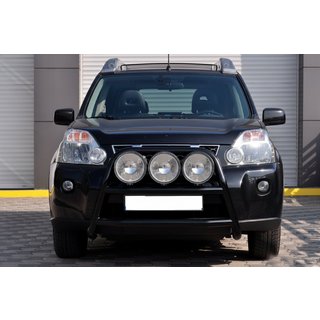 Frontschutzbügel WT018 Schwarz (Edelstahl) Nissan X-trail T31 2007-2014 Foto 1