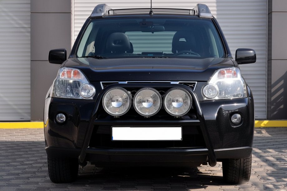 Nissan X-trail T31 2007-2014 Frontschutzbügel WT018 Schwarz (Edelstahl) Image