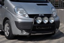 Nissan Primastar 2002-2014 Frontbügel WT018 Schwarz (Edelstahl) Foto 2