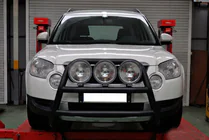Skoda Yeti 2009-2017 Frontbügel WT018 Schwarz (Edelstahl) Foto 3