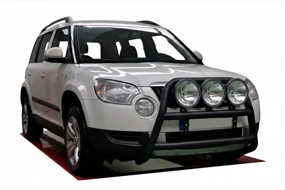 Skoda Yeti 2009-2017 Frontbügel WT018 Schwarz (Edelstahl) Image