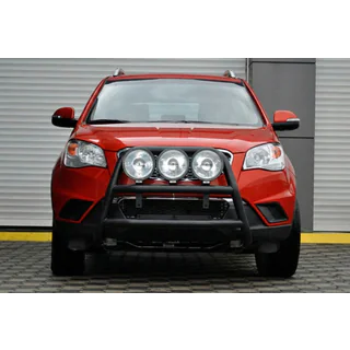 Frontbügel WT018 Schwarz (Edelstahl) SsangYong Korando 2010-2019 Foto 1