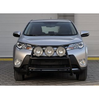Frontbügel WT018 Schwarz (Edelstahl) Toyota Rav 4 2013-2018 Foto 1
