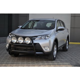 Frontbügel WT018 Schwarz (Edelstahl) Toyota Rav 4 2013-2018 Foto 3