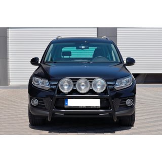 Frontbügel WT018 Schwarz (Edelstahl) Volkswagen Tiguan 2007-2016 Foto 2