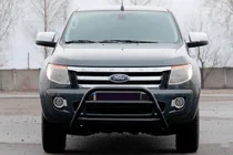 Ford Ranger 2011–2022 Frontschutzbügel WT022 Schwarz (Edelstahl) Foto 1