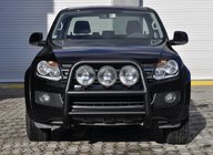Volkswagen Amarok 2010-2022 Frontbügel VL001 Schwarz (Edelstahl) Foto 2