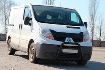 Nissan Primastar 2002-2014 Frontbügel QT-Spec Schwarz (Edelstahl) Foto 2