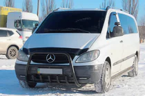 Mercedes Vito W639 2004-2014 Frontbügel XL-WT025 Schwarz (Edelstahl) Foto 3