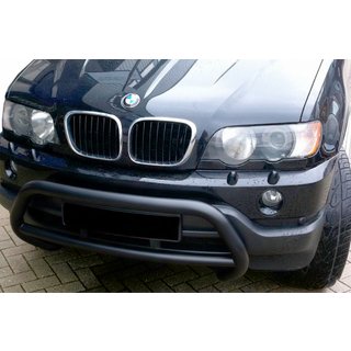 Frontbügel WT015 Schwarz (Edelstahl) BMW X5 E53 1999–2006