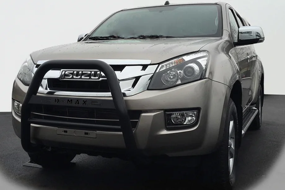 Isuzu D-Max 2011-2019 Frontschutzbügel QT008 Schwarz (Edelstahl) Image