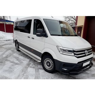 Frontschutzbügel ST085 Schwarz (Edelstahl) Volkswagen Crafter 2016- Foto 2