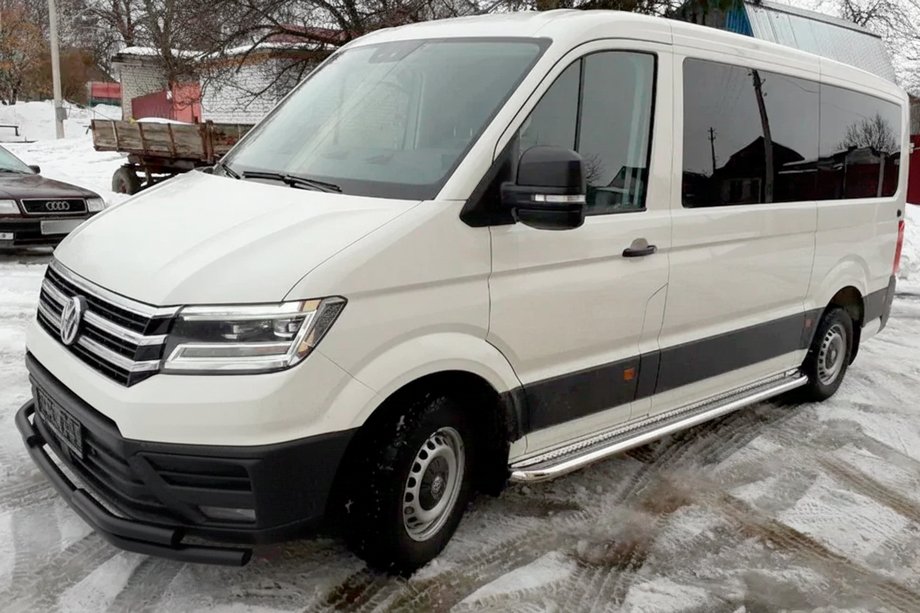 Volkswagen Crafter 2016- Frontschutzbügel ST085 Schwarz (Edelstahl) Foto 1