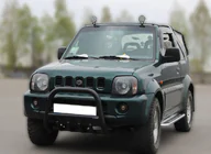 Suzuki Jimny 1998-2018 Frontbügel F2-01 Schwarz (Edelstahl) Foto 3