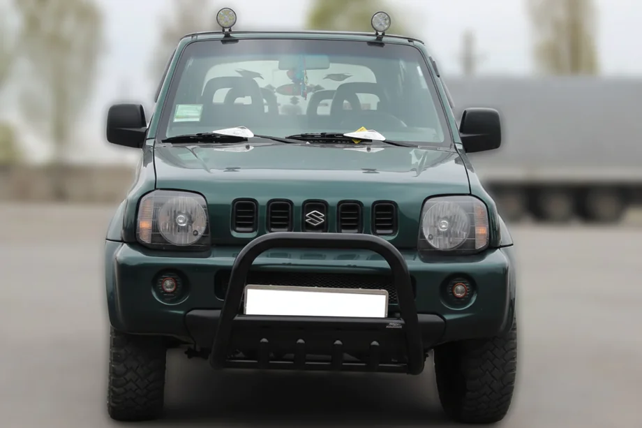 Suzuki Jimny 1998-2018 Frontbügel F2-01 Schwarz (Edelstahl) Image