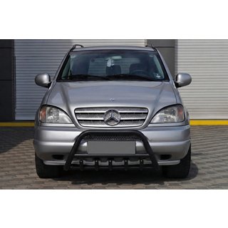 Frontbügel Black (Edelstahl) Mercedes ML W163 1997-2005 Foto 4