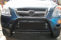 Honda CRV 2001-2006 Frontbügel WT005 Schwarz (Edelstahl) Foto 3