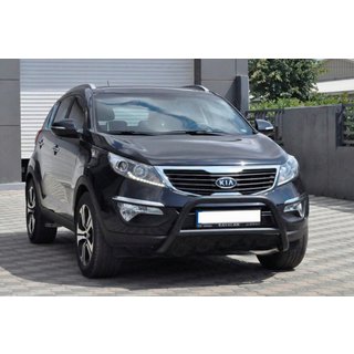 Frontbügel WT006 Schwarz (Edelstahl) Kia Sportage 2010-2015 Foto 1