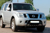 Nissan Pathfinder R51 2005-2014 Frontbügel WT008 Schwarz (Edelstahl) Foto 2