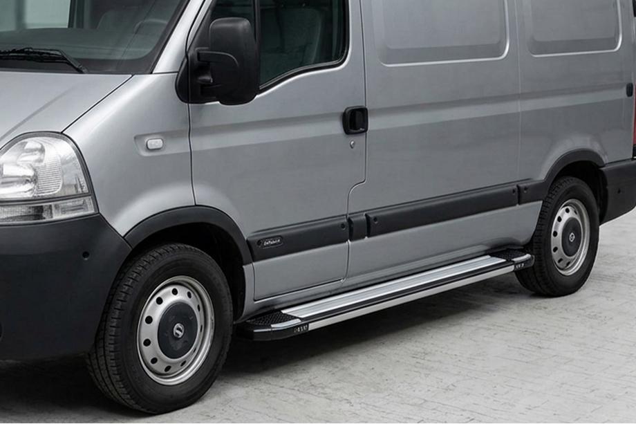 Renault Master 1998-2010 Trittbretter Rainbow (2 Stk., Aluminium) Image