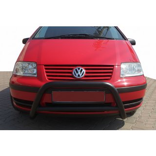 Frontbügel WT005 Schwarz (Edelstahl) Volkswagen Sharan 1995-2010 Foto 3