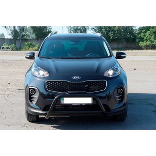 Frontbügel WT006 Schwarz (Edelstahl) Kia Sportage 2015-2021 Foto 1