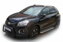 Chevrolet Trax 2012-2023 Frontbügel WT005 Schwarz (Edelstahl) Foto 1
