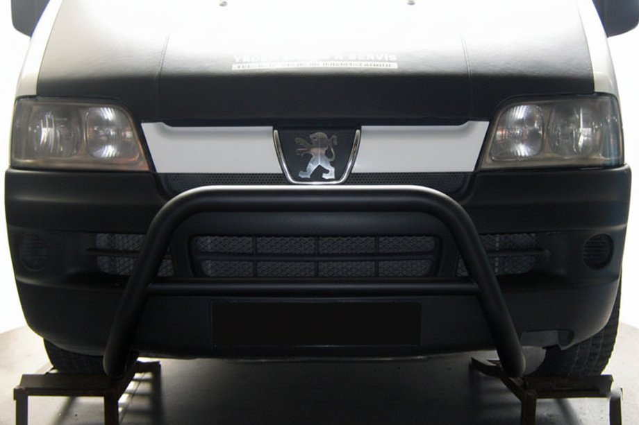 Fiat Ducato 1995-2006 Frontbügel WT005 Schwarz (Edelstahl) Image