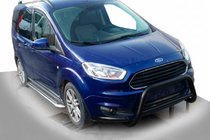 Ford Courier 2014-2023 Frontschutzbügel WT005 Schwarz (Edelstahl) Foto 1