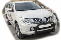Mitsubishi L200 2015-2024 Frontbügel WT005 Schwarz (Edelstahl) Foto 1