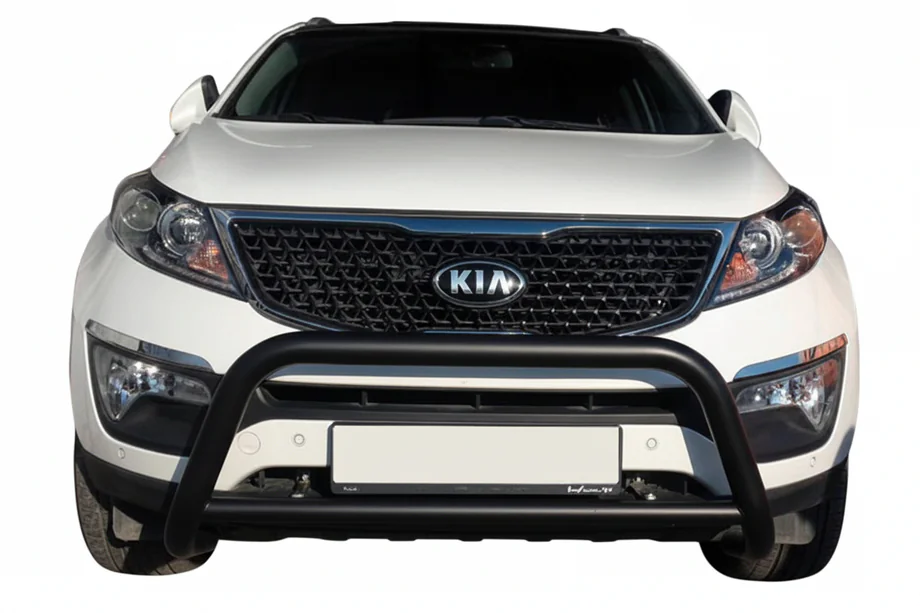 Kia Sorento II XM 2009-2014 Frontbügel WT005 Schwarz (Edelstahl) Image