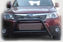 Subaru Forester 2008-2013 Frontbügel WT005 Schwarz (Edelstahl) Foto 1