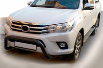 Toyota Hilux 2015- Frontschutzbügel WT009 Schwarz (Edelstahl) Foto 1