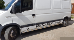 Renault Master 1998-2010 Seitliche Rohre (2 Stk., Edelstahl) Langer Radstand Foto 1