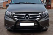 Mercedes Vito/V-class W447 2014- Frontbügel WT006 Schwarz (Edelstahl) Foto 3