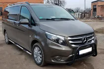 Mercedes Vito/V-class W447 2014- Frontbügel WT006 Schwarz (Edelstahl) Foto 1