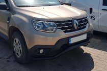 Dacia Duster 2018-2024 Frontschutzbügel WT008 Schwarz (Edelstahl) Foto 4