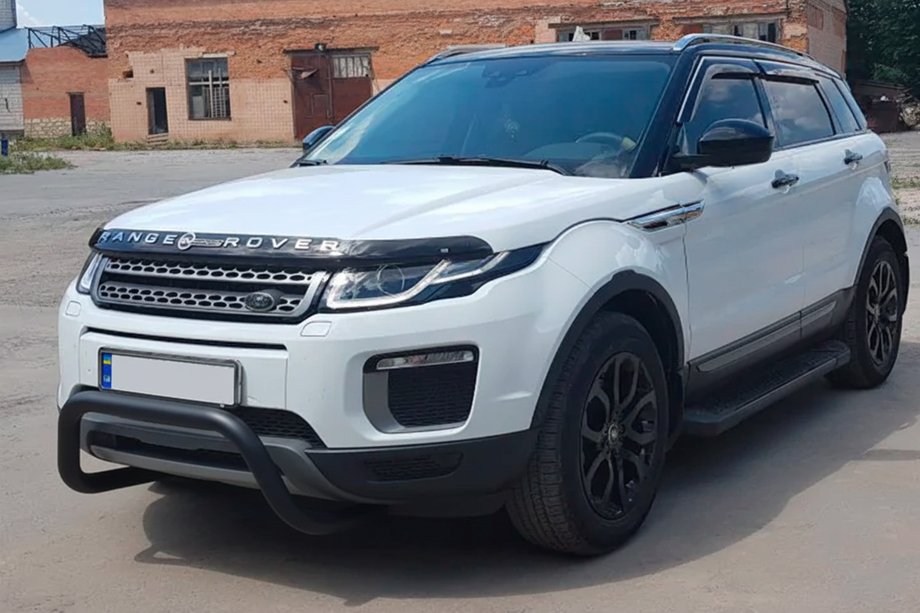 Range Rover Evoque 2012-2018 Frontbügel WT005 Schwarz (Edelstahl) Image
