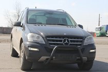 Mercedes ML W164 2005-2011 Frontschutz WT006 Schwarz (Edelstahl) Foto 2