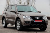 Suzuki Grand Vitara 2005-2017 Frontbügel ST-WT-15 Schwarz (Edelstahl) Foto 1