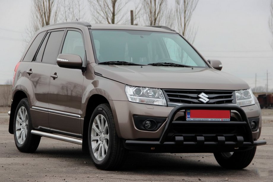 Suzuki Grand Vitara 2005-2017 Frontbügel ST-WT-15 Schwarz (Edelstahl) Image
