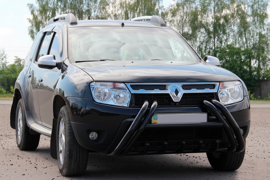 Renault Duster 2008–2017 Kelebek WT01 Black Frontschutzbügel (Edelstahl) Image