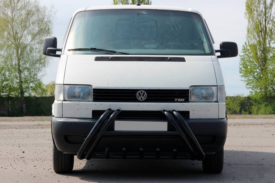 Volkswagen T4 Caravelle/Multivan 1990–2003 Frontbügel Kelebek WT011 Black (Edelstahl) Image