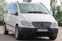 Mercedes Viano 2004-2014 Frontschutzbügel Kelebek WT011 Black (Edelstahl) Foto 2